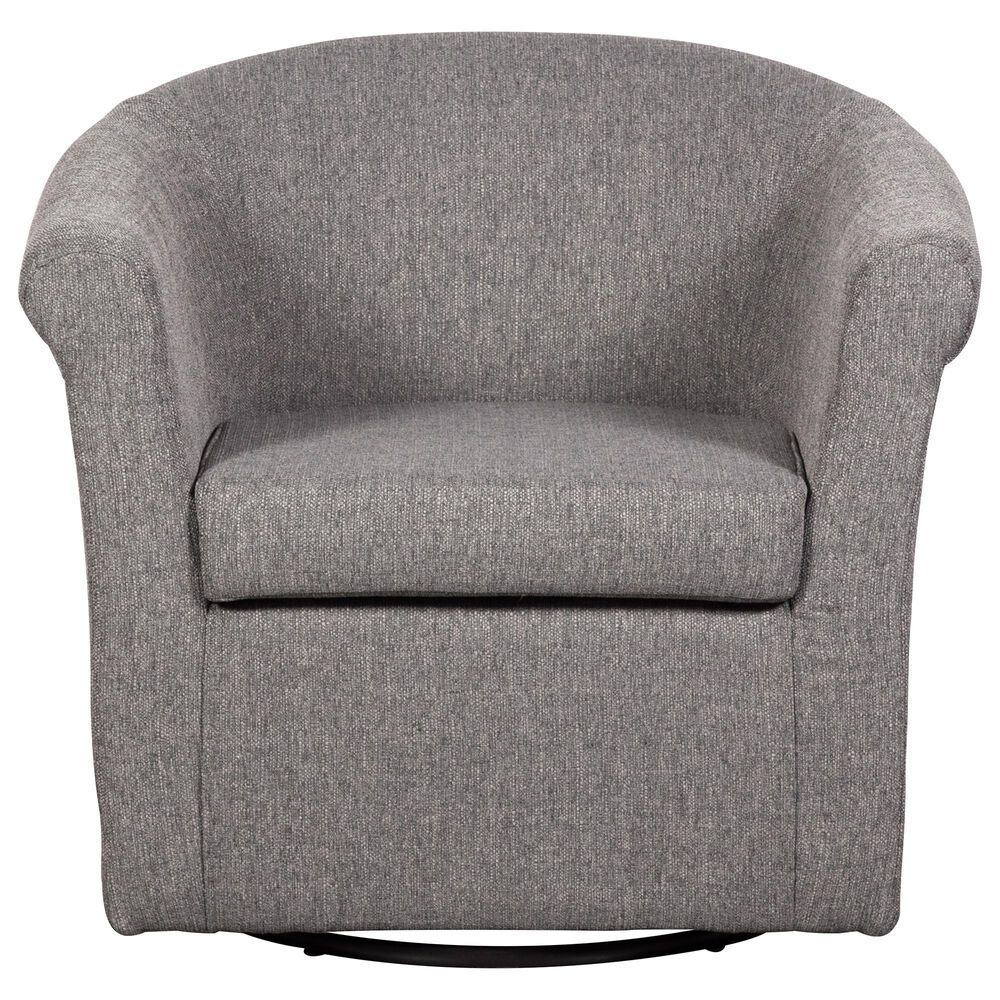 Overman International Corp Swivel Chair in Stallion Gray, , large