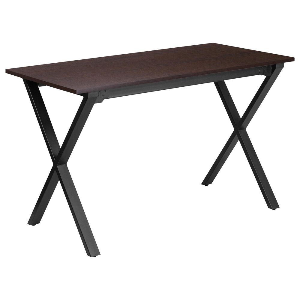 Flash Furniture Desk in Brown, , large