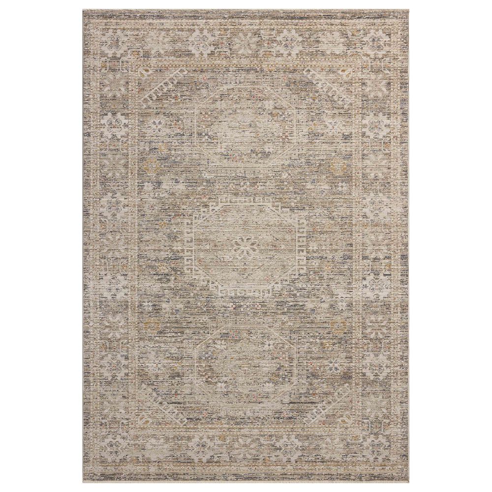 Loloi II Ida 5"3" x 7"6" Taupe and Multicolor Area Rug, , large