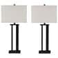 Ashley Aniela Metal Table Lamp in Bronze Finish (Set of 2), , large