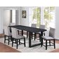 Steve Silver Yves Counter Stool in Rubbed Charcoal and Gold, , large