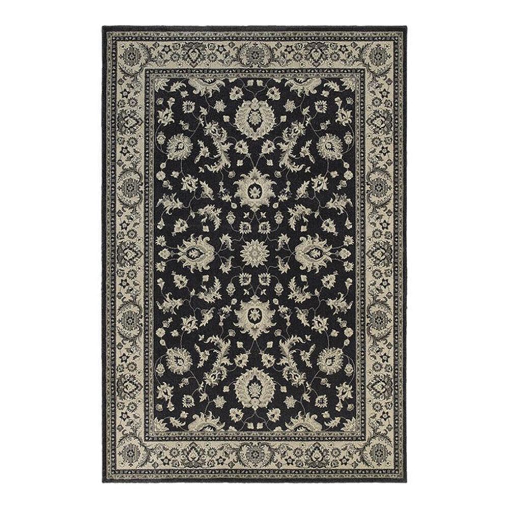 Oriental Weavers Richmond 117H 7'10" Round Black Area Rug, , large