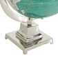 Maple and Jade 12" x 18" Globe in Teal, White and Silver, , large