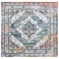 Safavieh Aria Southwestern 6"6" Square Ivory and Blue Area Rug, , large