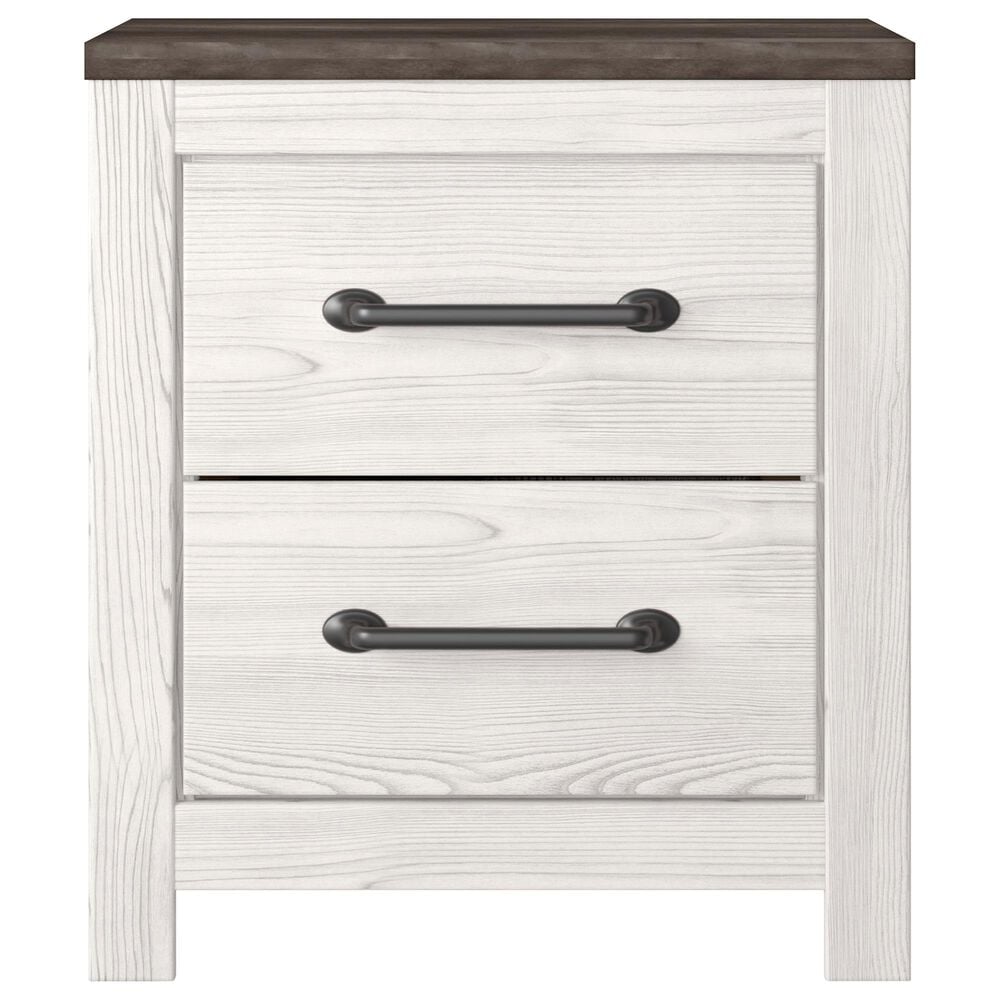 Ashley Gerridan 4 Piece King Bedroom Set in White and Gray, , large