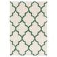 Safavieh Venus Shag 9" x 12" Ivory and Green Area Rug, , large