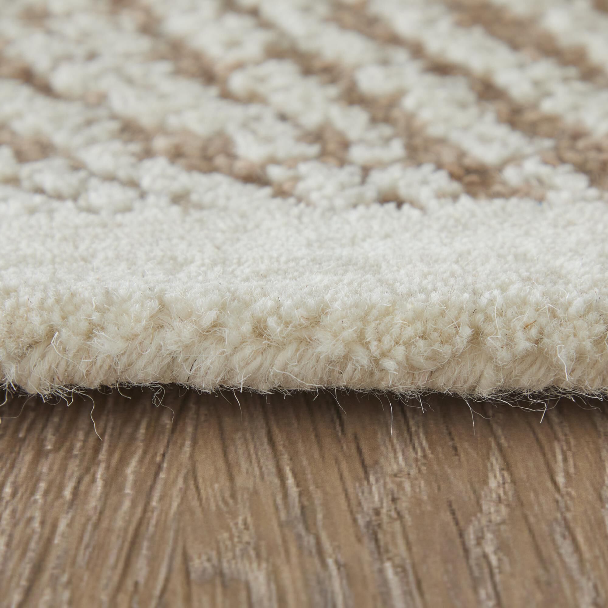 Feizy Winston Taupe and Ivory 12' x 15' Area Rug