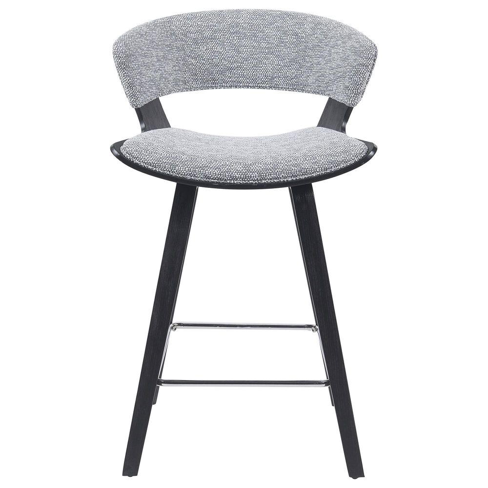 Armen Living Jagger Counter Height Stool in Black, , large