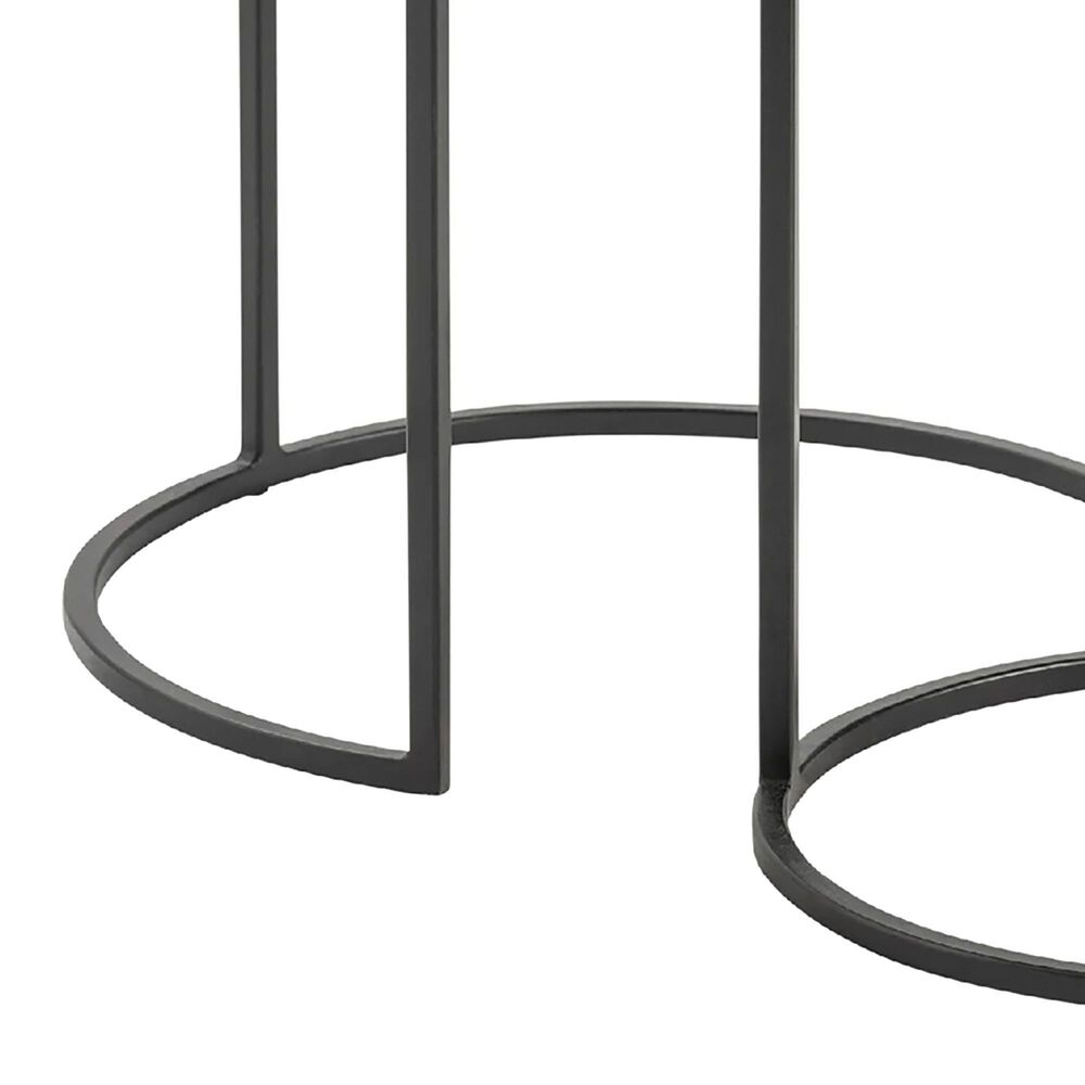 Crestview Collection Hudson Nesting Tables in Antique Brass and Black &#40;Set of 2&#41;, , large