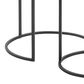 Crestview Collection Hudson Nesting Tables in Antique Brass and Black (Set of 2), , large