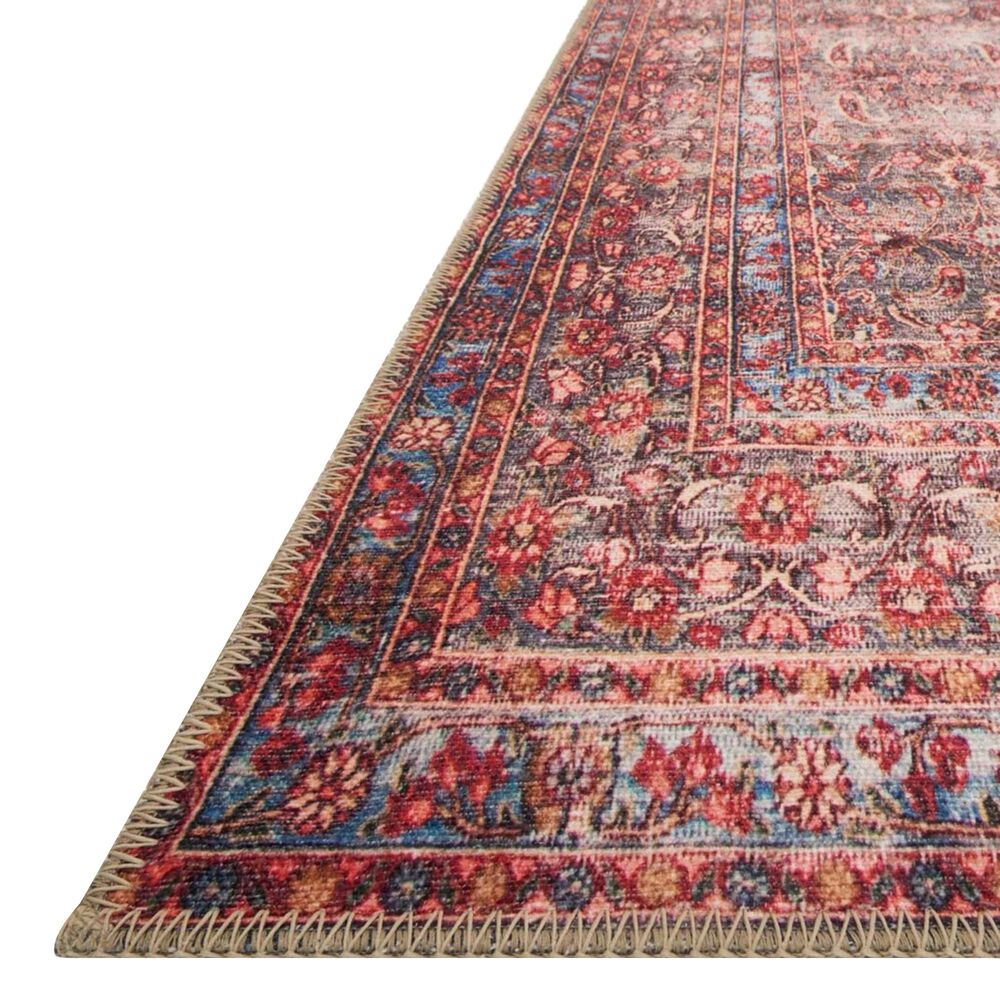 Loloi Loren LQ-05 2&#39;3&quot; x 3&#39;9&quot; Eggplant and Crimson Area Rug, , large
