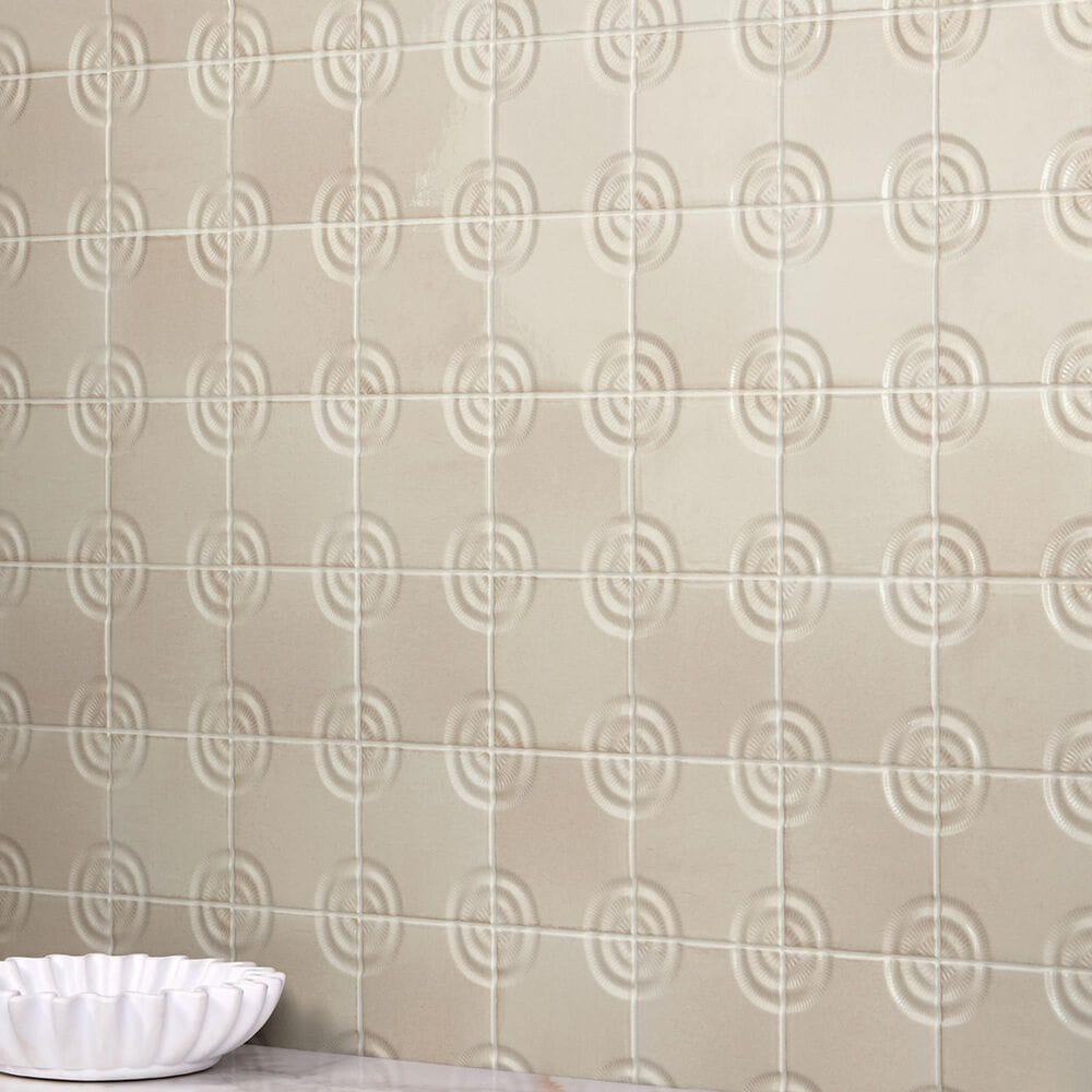 Dal-Tile Relicca Unbound 4" x 4" Square Circle Ceramic Tile, , large