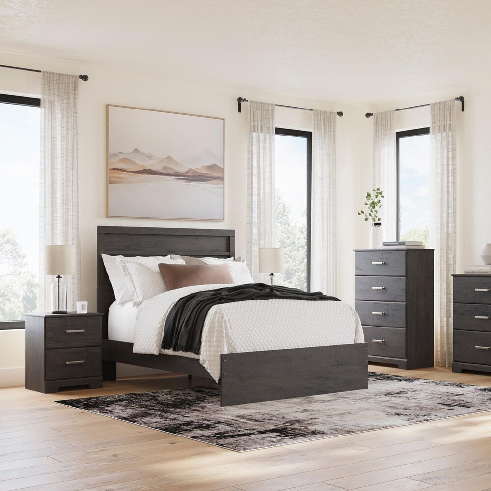 Ashley Belachime 4 Drawer Chest in Dark Charcoal, , large