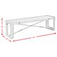 Other Micah Dining Bench in Gunmetal and Walnut, , large