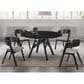 Blue River Venus and Jackie 5-Piece Dining Set with Brown Cushion in Black, , large