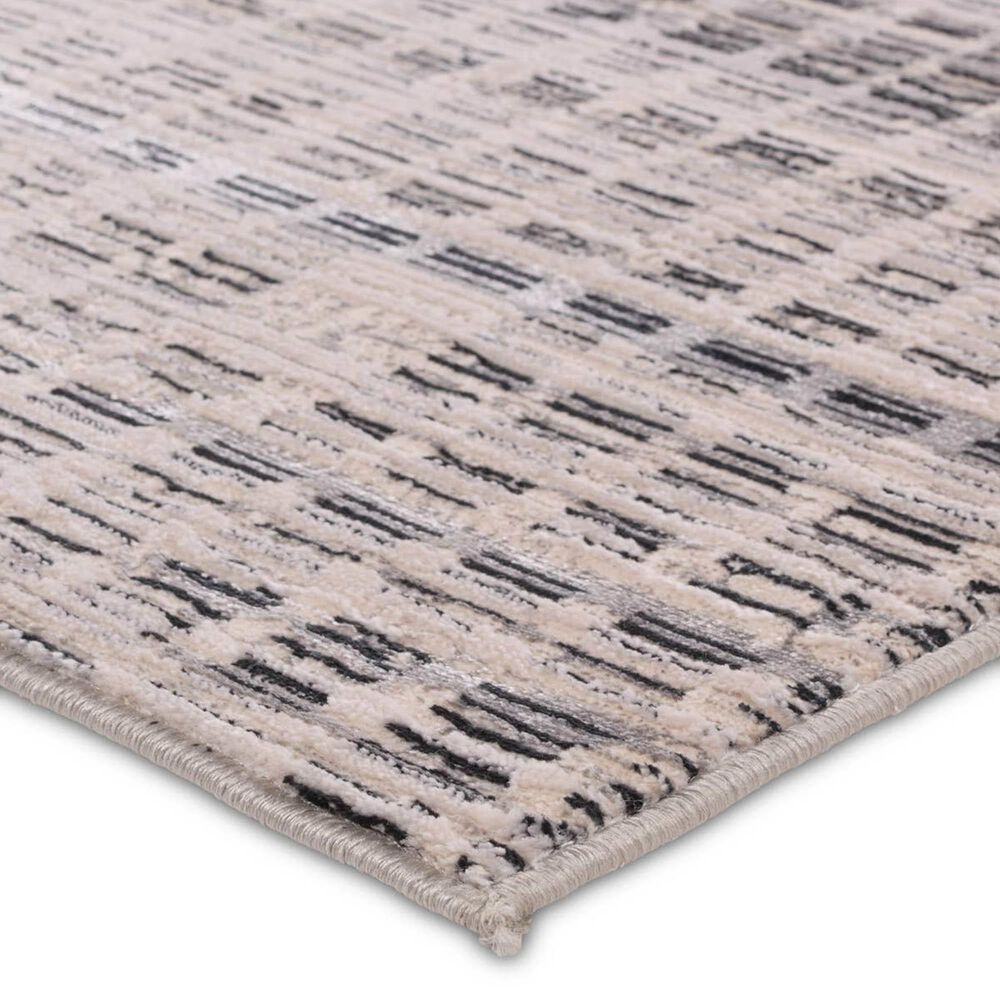 Jaipur Catalyst Siran 2&#39;2&quot; x 8&#39; Oatmeal, Antarctica, Ebony, Wet Weather and Tofu Runner, , large