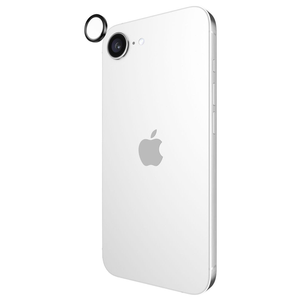 Case-Mate Aluminum Ring Camera Lens Glass Protector for Apple iPhone 16e in Black, , large