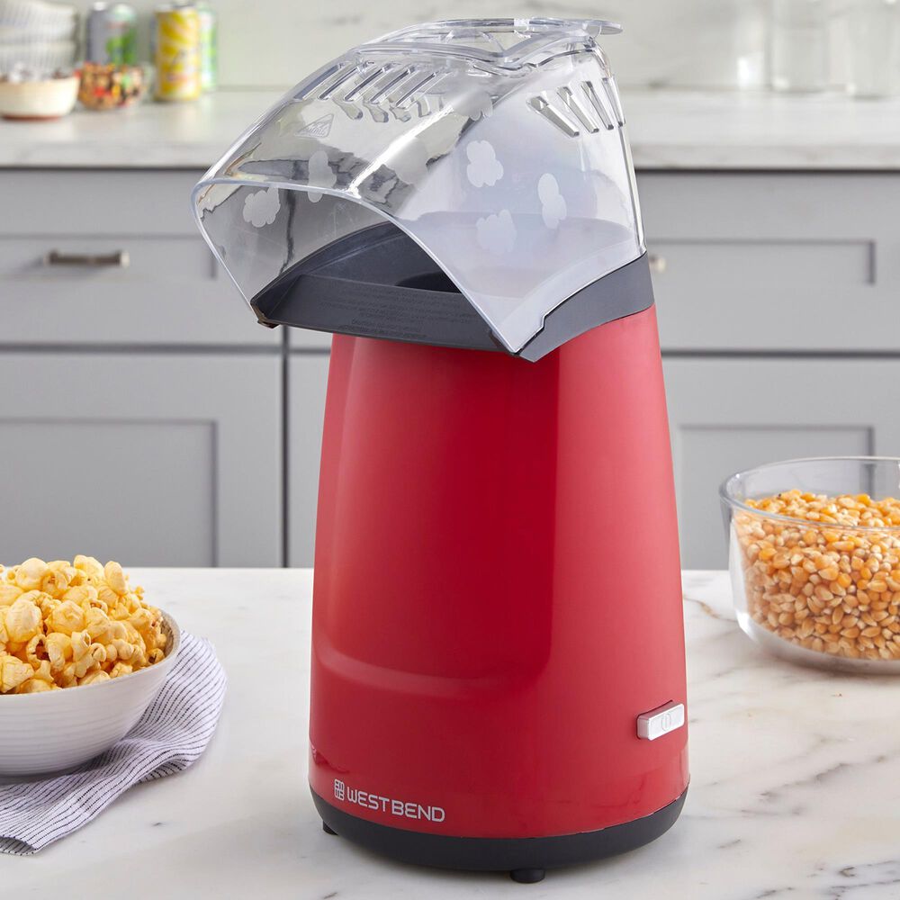 West Bend Air Crazy 4 Qt. Hot Air Popcorn Machine in Red, , large
