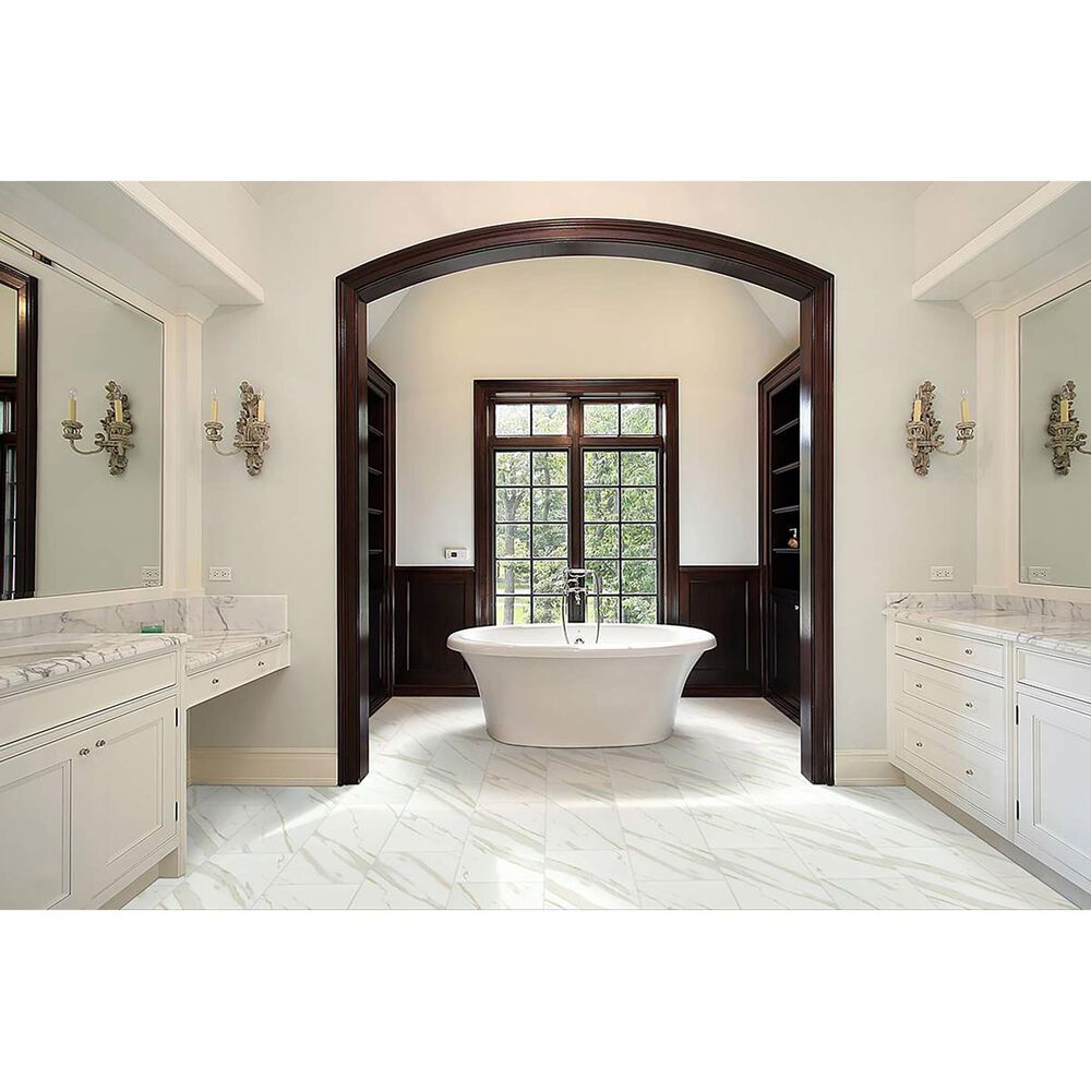 MS International Pietra Calacatta NCAL1224-N PIETRA 12&quot; x 24&quot; Porcelain Tile, , large