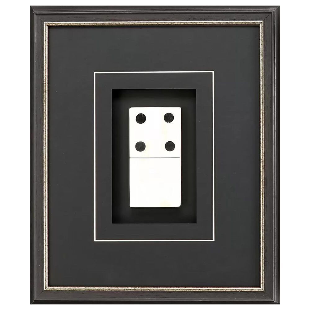 Paragon Dominoes 18&quot; x 15&quot; Wall Art in Black &#40;Set of 4&#41;, , large