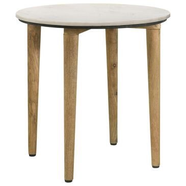 Coaster Aldis End Table in White, Gray and Natural, , large