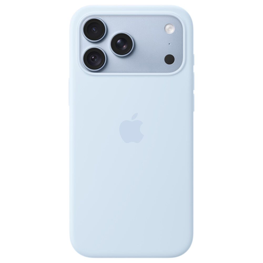 Apple Silicone Case with MagSafe for Apple iPhone18 ProMax in Crisp Blue, , large