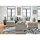 Ashley 2 Piece Sectional in in Tan, , large