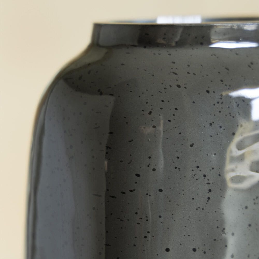 Ashley Kierlain 12.75" Vase in Gray and Black, , large