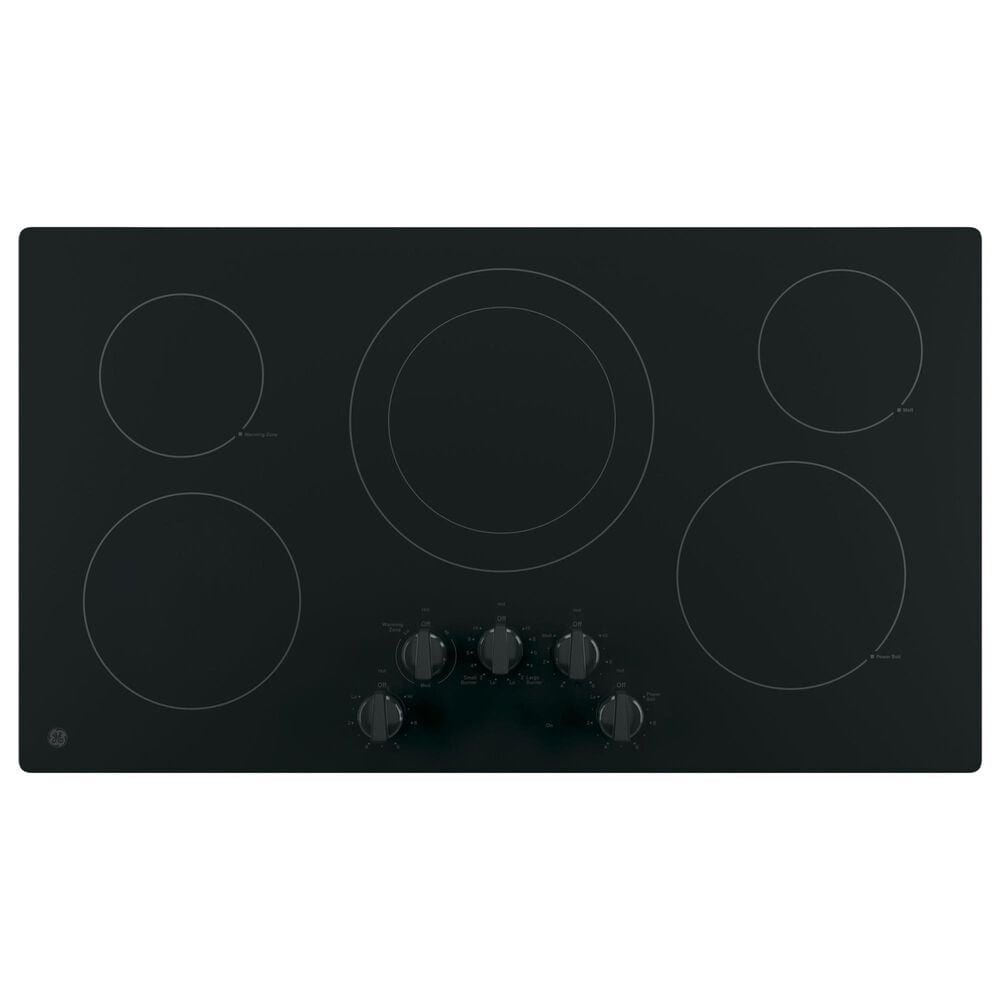 GE Appliances 2-Piece Kitchen Package with Stainless Steel 30&quot; Built-In Single Wall Oven and Black 36&quot; Built-In Electric Cooktop, , large
