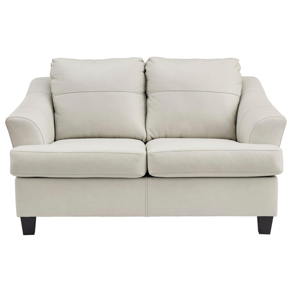 Ashley Genoa Stationary Loveseat in Coconut, , large