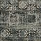 Oriental Weavers Gemini Faded Persian 2"3" x 7"6" Charcoal Runner, , large