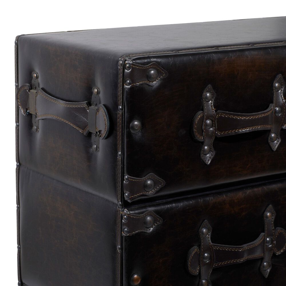 Uma Enterprises 6-Drawer Chest in Black, , large