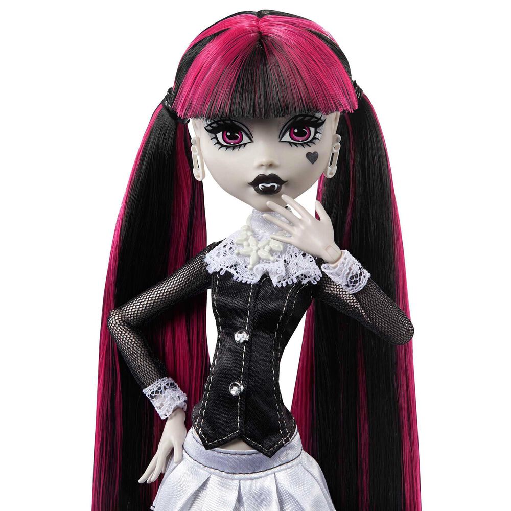 Monster High Monster High Reel Drama Doll - Draculaura in Black and White, , large