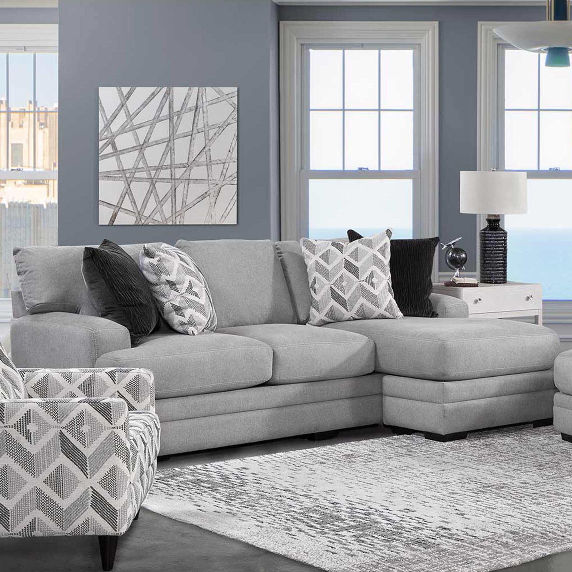 Notch reversible lounger sectional new arrivals
