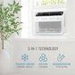 Keystone 10000 BTU Window Mounted Inverter Air Conditioner in White, , large