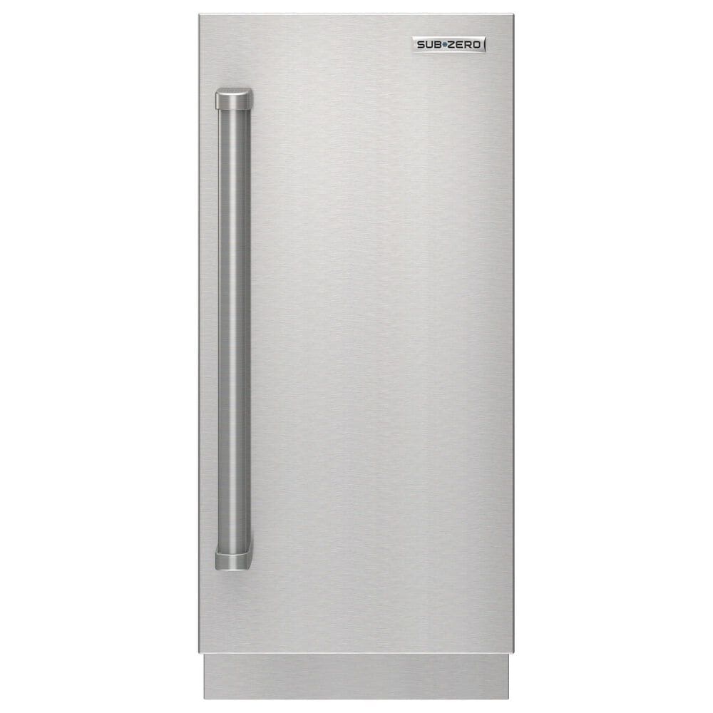 Sub-Zero 15.25" Outdoor Right Hinge Door Panel with Pro Handle in Stainless Steel, , large