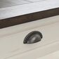 Steve Silver Carlie 24" End Table in Dark Oak and White, , large