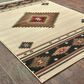 Oriental Weavers Hudson Southwestern Beige 7"8" x 10"10" Area Rug, , large