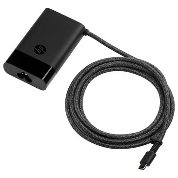HP 65W USB-C Laptop Charger in Black, , large
