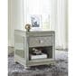 Ashley Chevanna End Table in Metallic Silvertone, , large