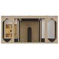 James Martin Vanities Breckenridge 48" Single Vanity in Whitewashed Oak with Single Hole 3 cm White Zeus Quartz Top & Backsplash, , large