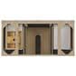 James Martin Vanities Breckenridge 48" Single Vanity in Whitewashed Oak with Single Hole 3 cm White Zeus Quartz Top & Backsplash, , large