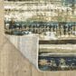Oriental Weavers Reed RE02A 9"10" x 12"10" Beige and Blue Area Rug, , large