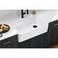 Kohler Ironridge 34" Undermount Single-Bowl Farmhouse Kitchen Sink in White, , large