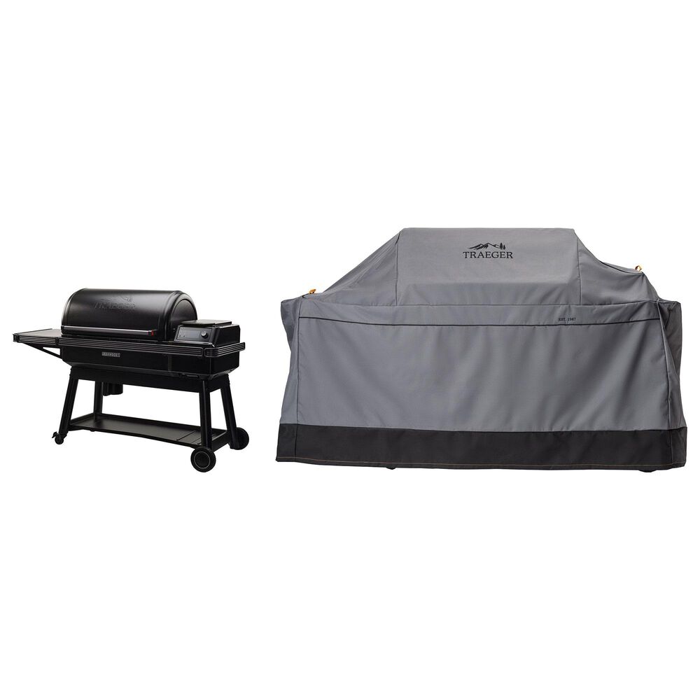 Traeger Grills Ironwood XL Pellet Grill with Gray Cover in Black, , large