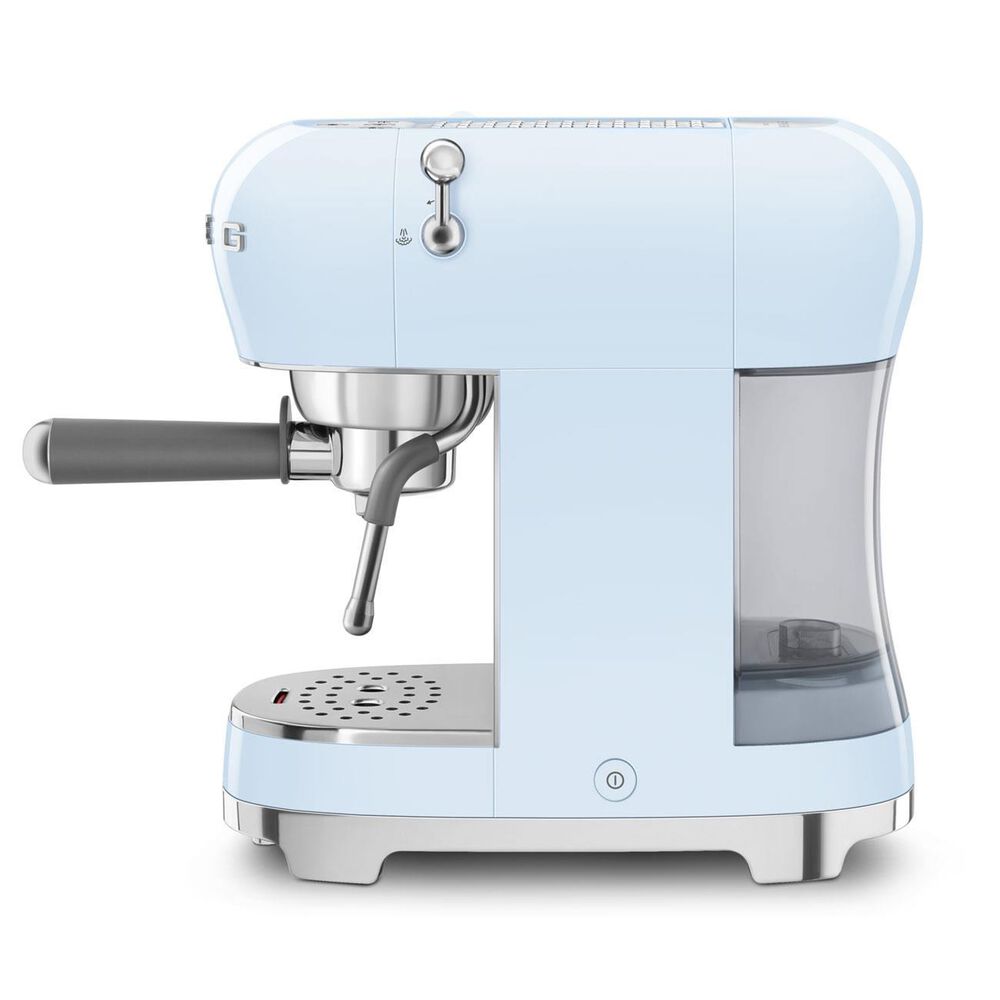 Smeg Espresso Manual Coffee Machine in Pastel Blue, , large