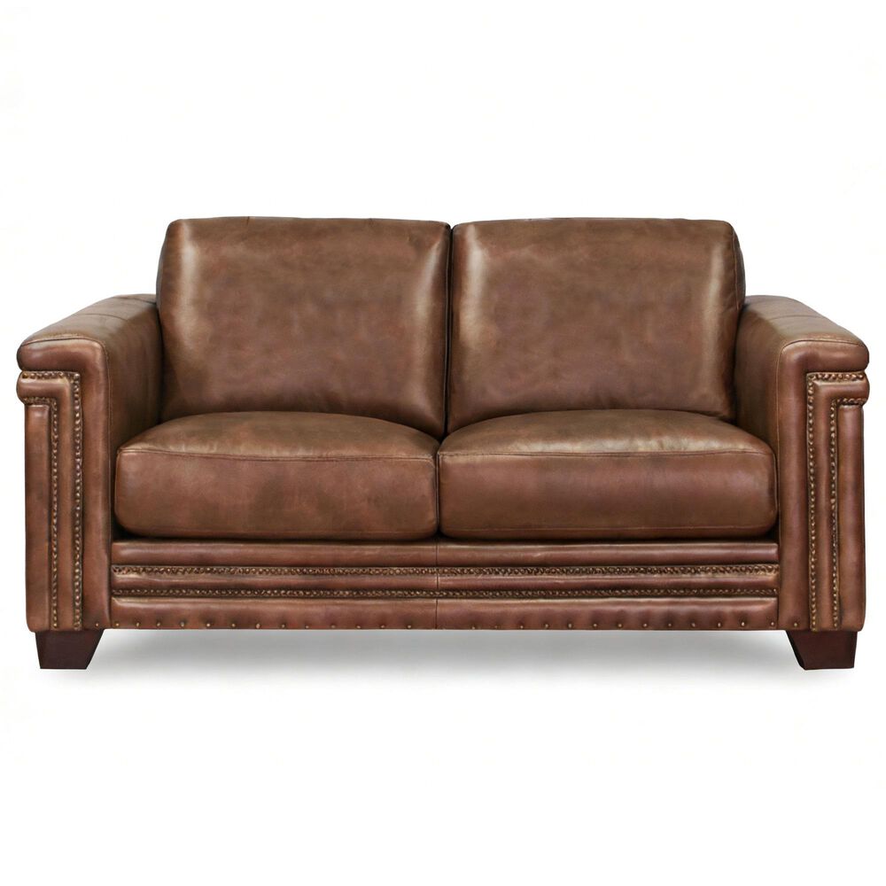 Hydeline Vail Stationary Loveseat in Aged Maple, , large