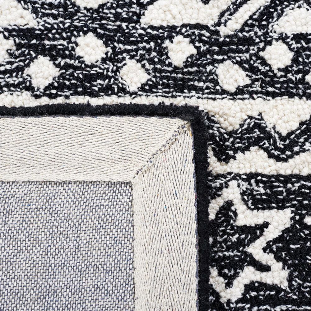 Safavieh Micro-Loop 3&#39; x 5&#39; Black and Gray Area Rug, , large