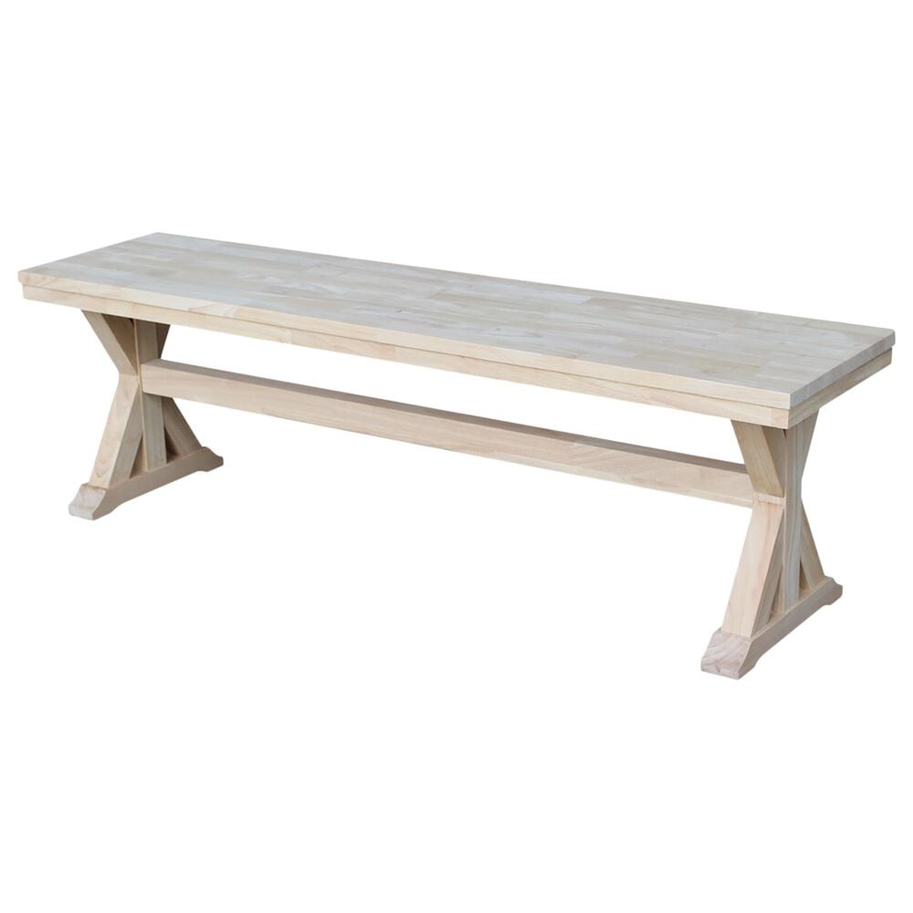 International Concepts Canyon Bench in Unfinished, , large