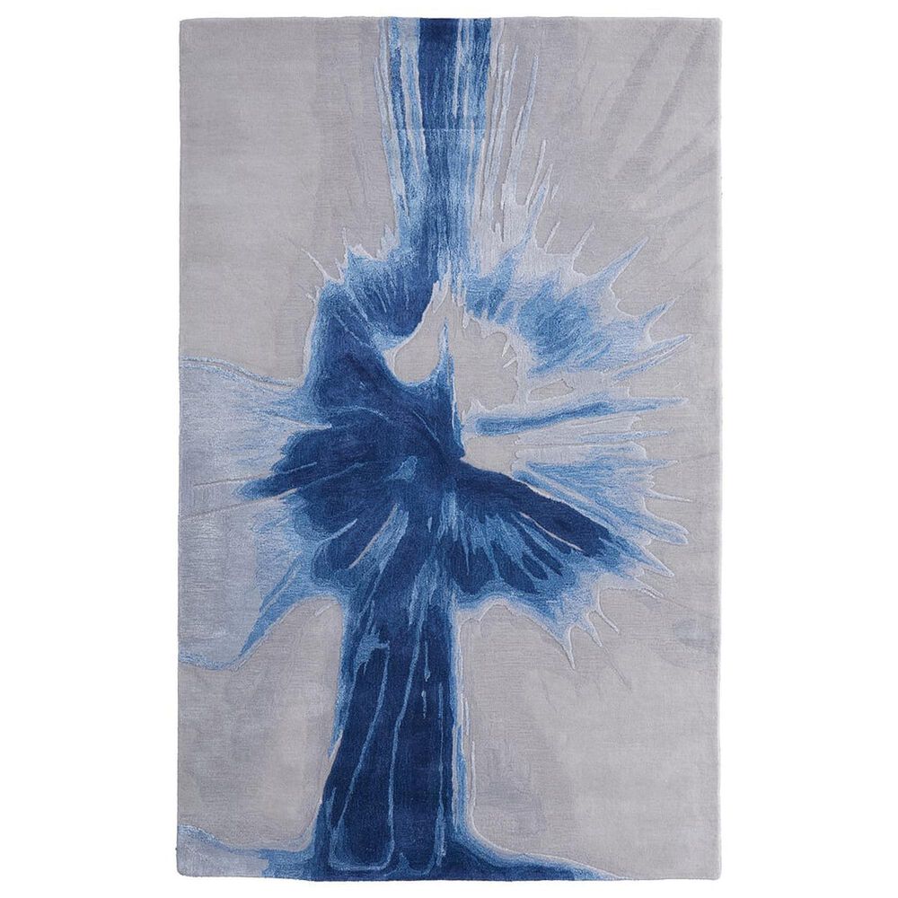 Feizy Rugs Kawai 10" x 14" Blue Area Rug, , large